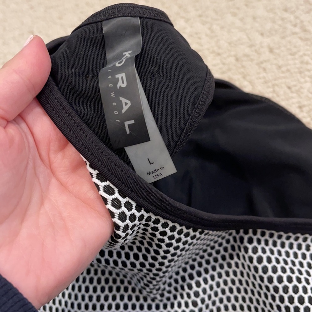 NWT Koral Activewear Deviate Black Racerback Tank - Picture 7 of 7